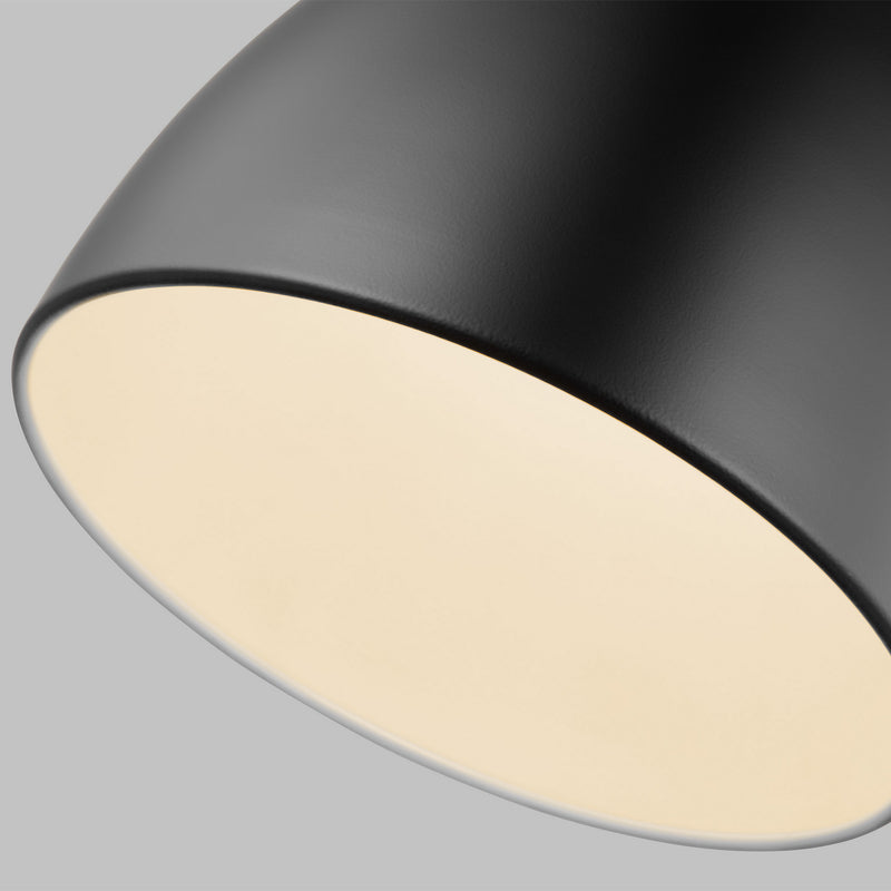 Visual Comfort Studio 6545301-112 One Light Pendant, Midnight Black