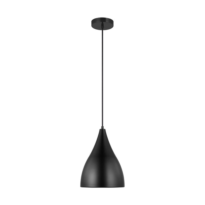 Visual Comfort Studio 6545301-112 One Light Pendant, Midnight Black