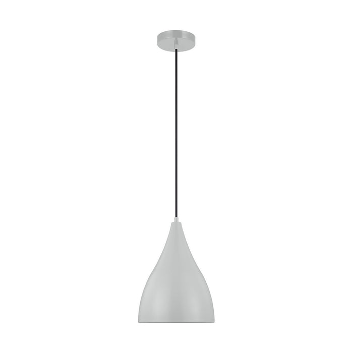 Visual Comfort Studio 6545301-118 One Light Pendant, Matte Grey