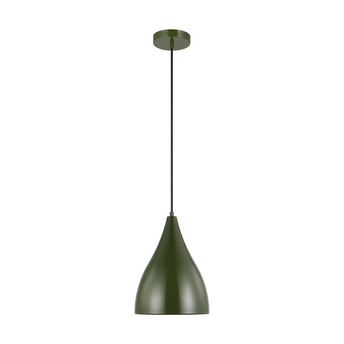 Visual Comfort Studio 6545301-145 One Light Pendant, Olive