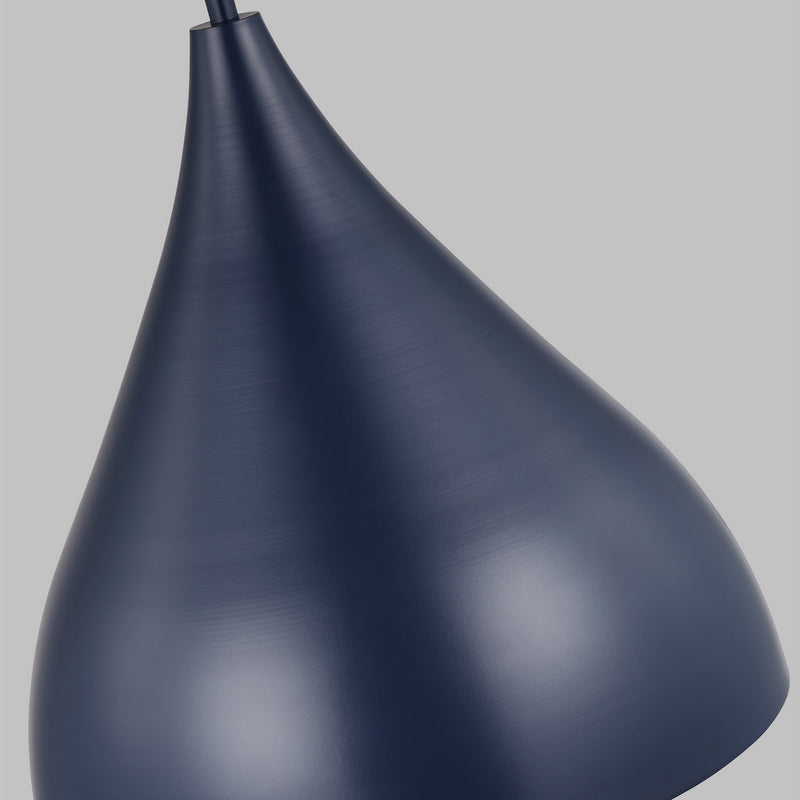 Visual Comfort Studio 6645301-127 One Light Pendant, Navy