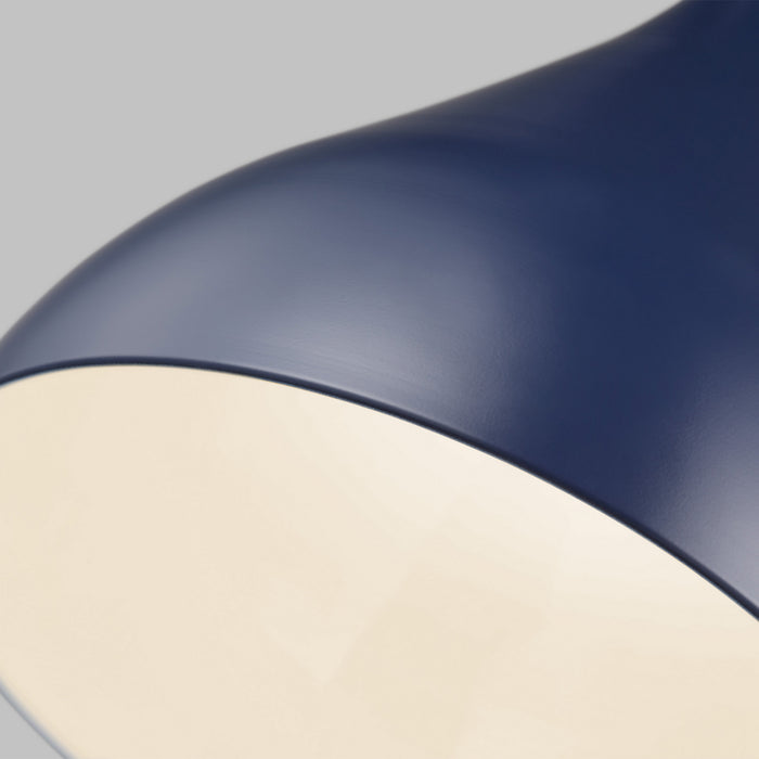 Visual Comfort Studio 6645301-127 One Light Pendant, Navy