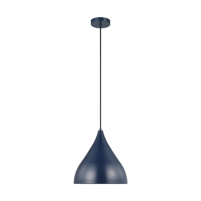 Visual Comfort Studio 6645301-127 One Light Pendant, Navy