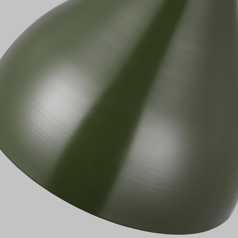 Visual Comfort Studio 6645301-145 One Light Pendant, Olive