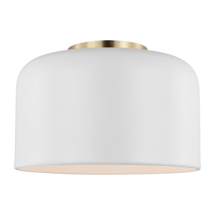 Visual Comfort Studio 7505401-115 One Light Flush Mount, Matte White