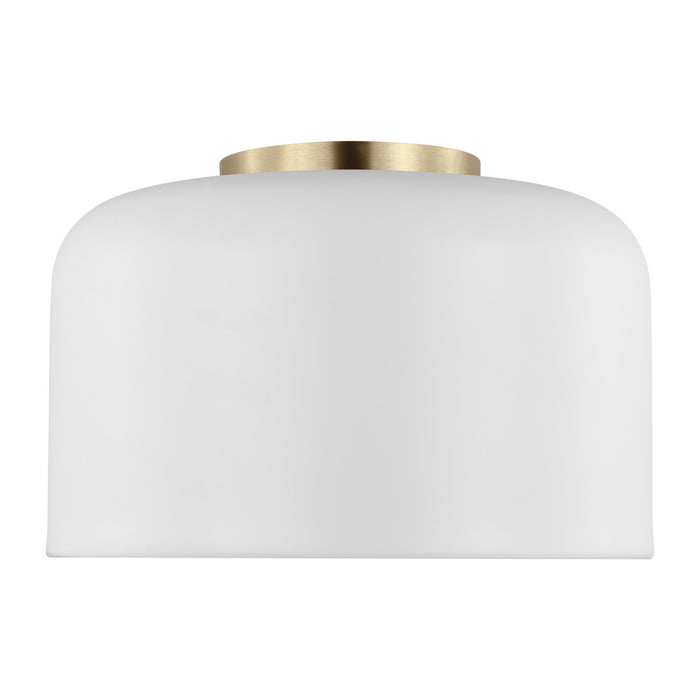 Visual Comfort Studio 7505401-115 One Light Flush Mount, Matte White