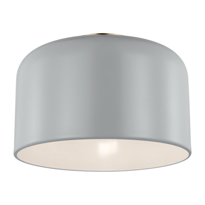 Visual Comfort Studio 7505401-118 One Light Flush Mount, Matte Grey