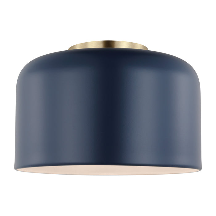 Visual Comfort Studio 7505401-127 One Light Flush Mount, Navy