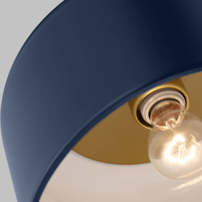 Visual Comfort Studio 7505401-127 One Light Flush Mount, Navy
