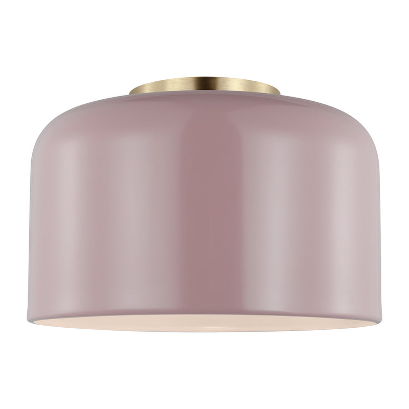 Visual Comfort Studio 7505401-136 One Light Flush Mount, Rose