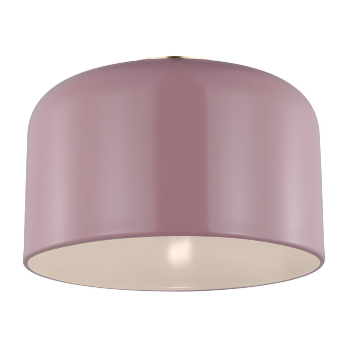 Visual Comfort Studio 7505401-136 One Light Flush Mount, Rose