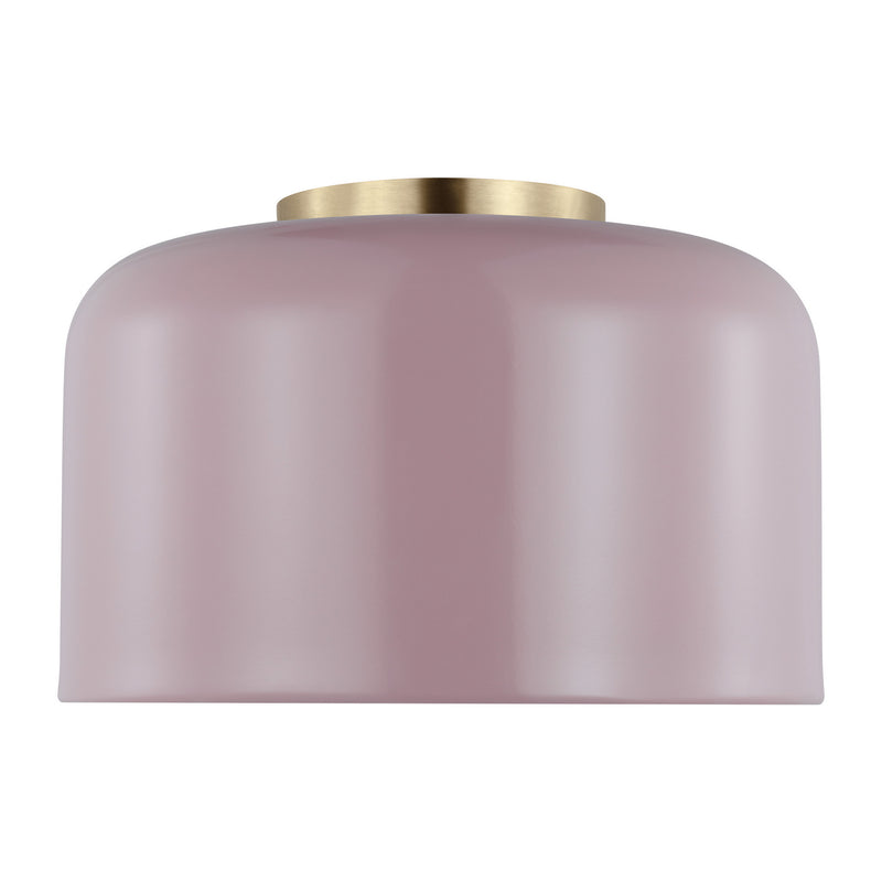 Visual Comfort Studio 7505401-136 One Light Flush Mount, Rose