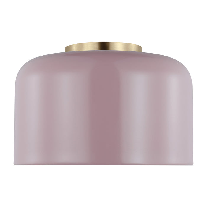 Visual Comfort Studio 7505401-136 One Light Flush Mount, Rose
