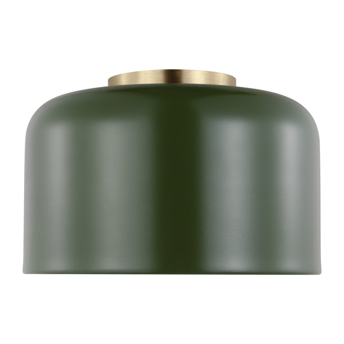 Visual Comfort Studio 7505401-145 One Light Flush Mount, Olive