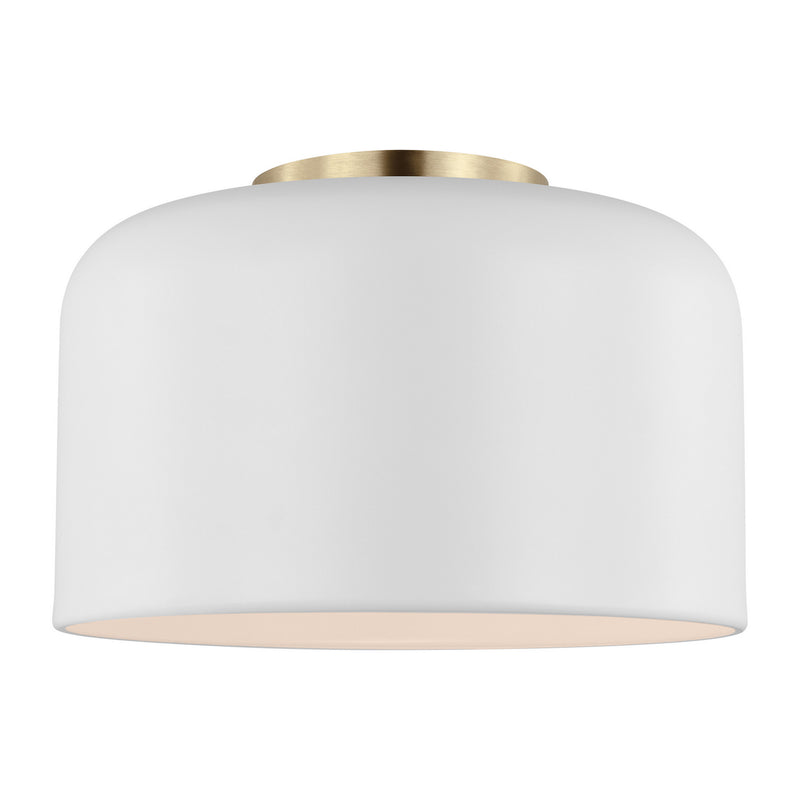 Visual Comfort Studio 7505401EN3-115 LED Flush Mount, Matte White