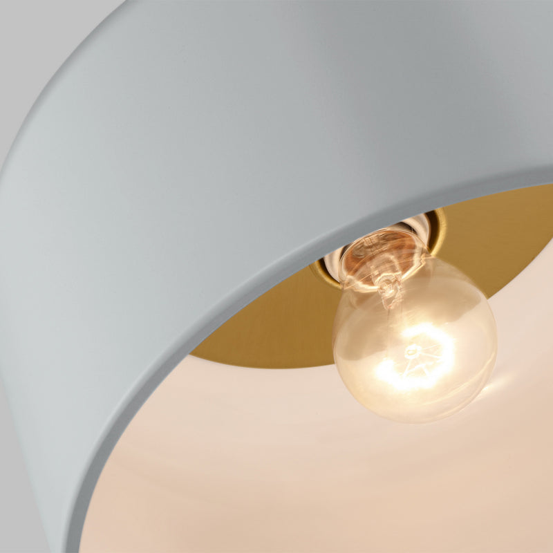 Visual Comfort Studio 7505401EN3-118 LED Flush Mount, Matte Grey