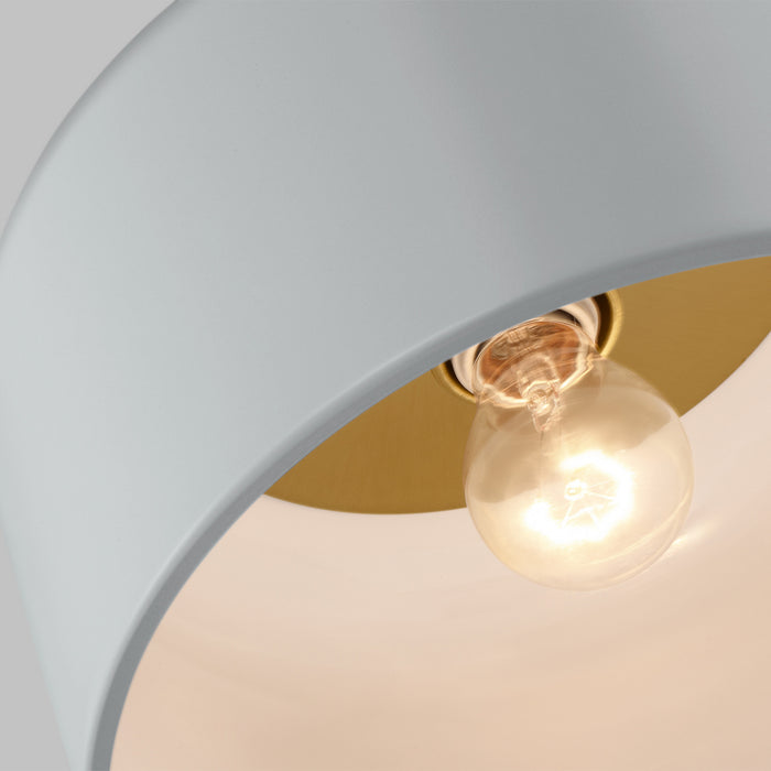 Visual Comfort Studio 7505401EN3-118 LED Flush Mount, Matte Grey