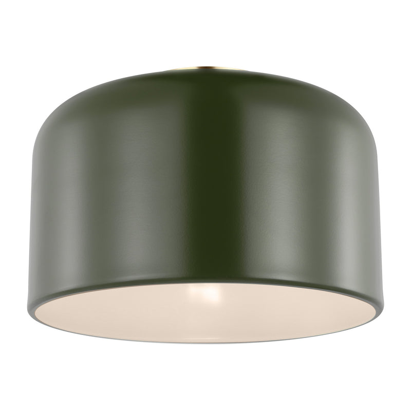 Visual Comfort Studio 7505401EN3-145 LED Flush Mount, Olive