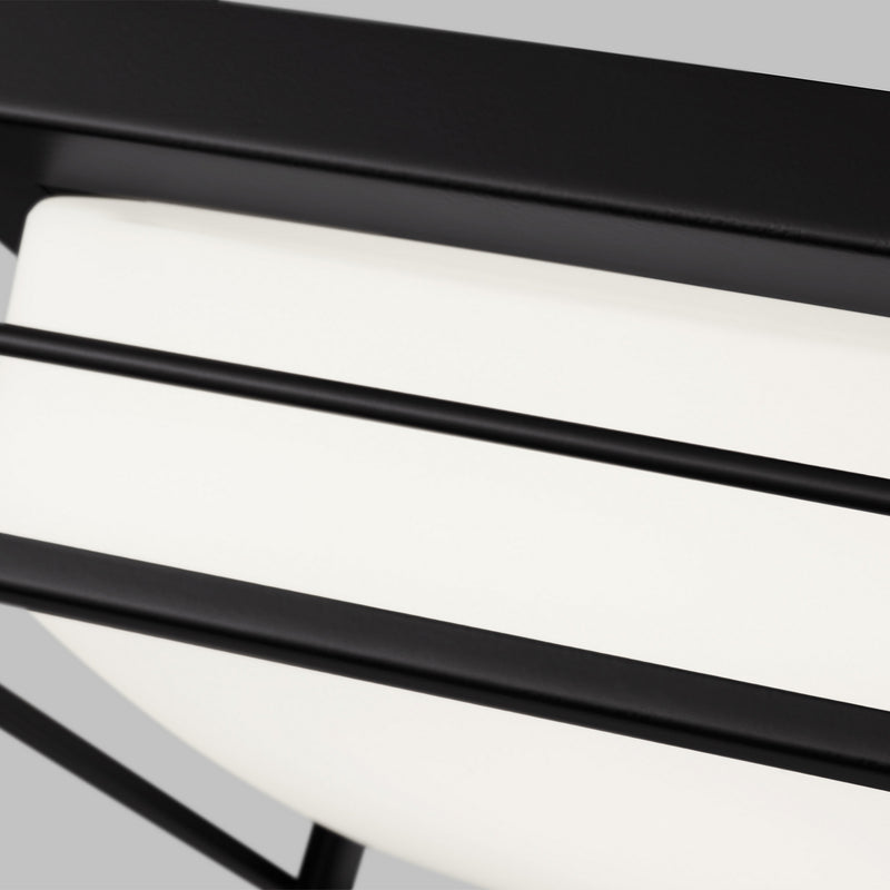 Visual Comfort Studio 7529693S-112 LED Flush Mount, Midnight Black