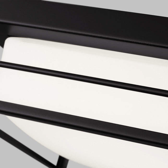 Visual Comfort Studio 7529693S-112 LED Flush Mount, Midnight Black