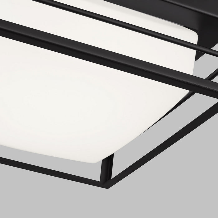 Visual Comfort Studio 7529693S-112 LED Flush Mount, Midnight Black