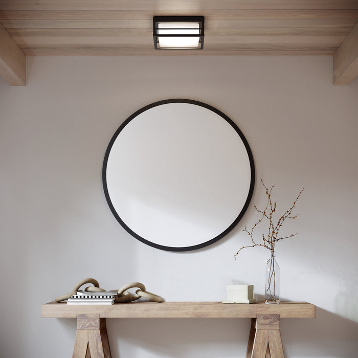 Visual Comfort Studio 7529693S-112 LED Flush Mount, Midnight Black