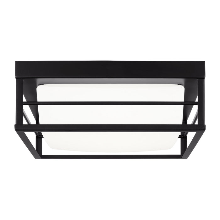 Visual Comfort Studio 7529693S-112 LED Flush Mount, Midnight Black