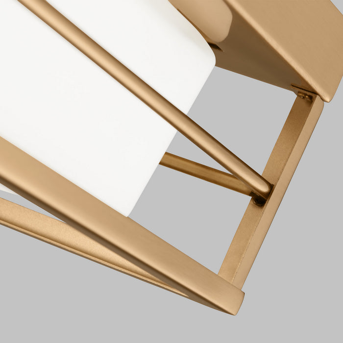 Visual Comfort Studio 7529693S-848 LED Flush Mount, Satin Brass