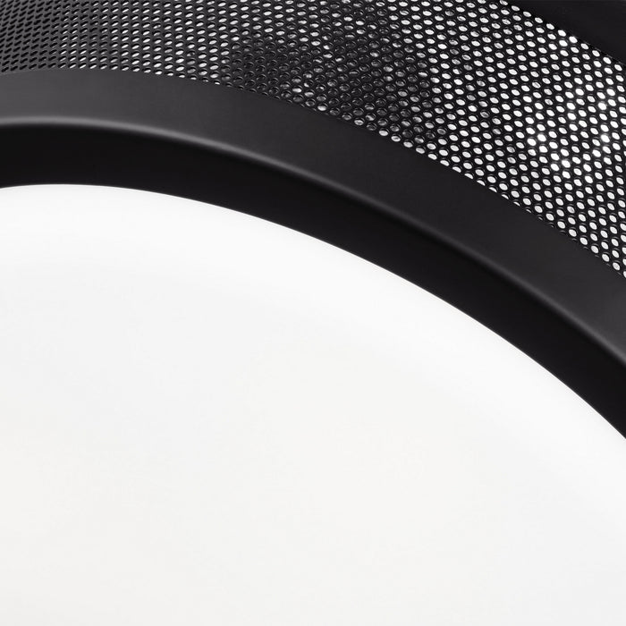Visual Comfort Studio 7532003EN-112 LED Flush Mount, Midnight Black