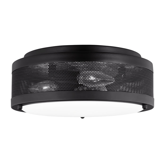 Visual Comfort Studio 7532003EN-112 LED Flush Mount, Midnight Black