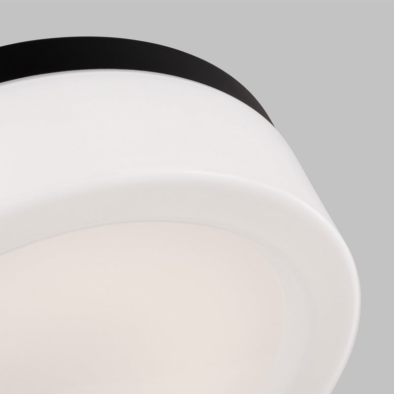 Generation Lighting 7569093S-112 LED Flush Mount, Midnight Black