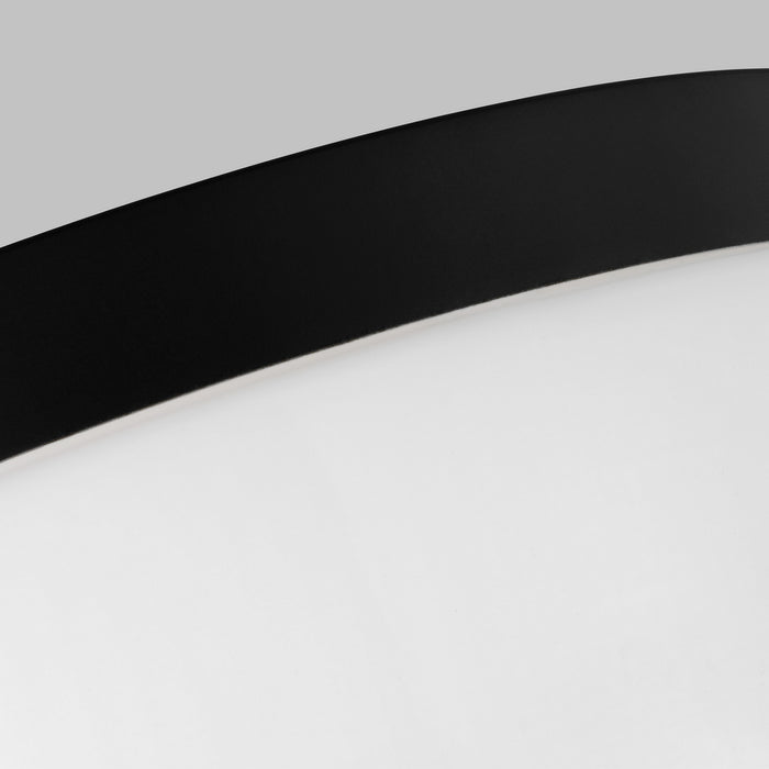 Generation Lighting 7569093S-112 LED Flush Mount, Midnight Black