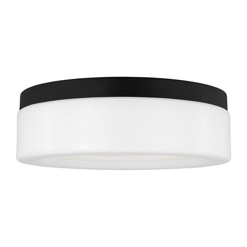Generation Lighting 7569093S-112 LED Flush Mount, Midnight Black