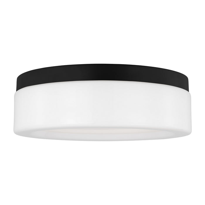 Generation Lighting 7569093S-112 LED Flush Mount, Midnight Black