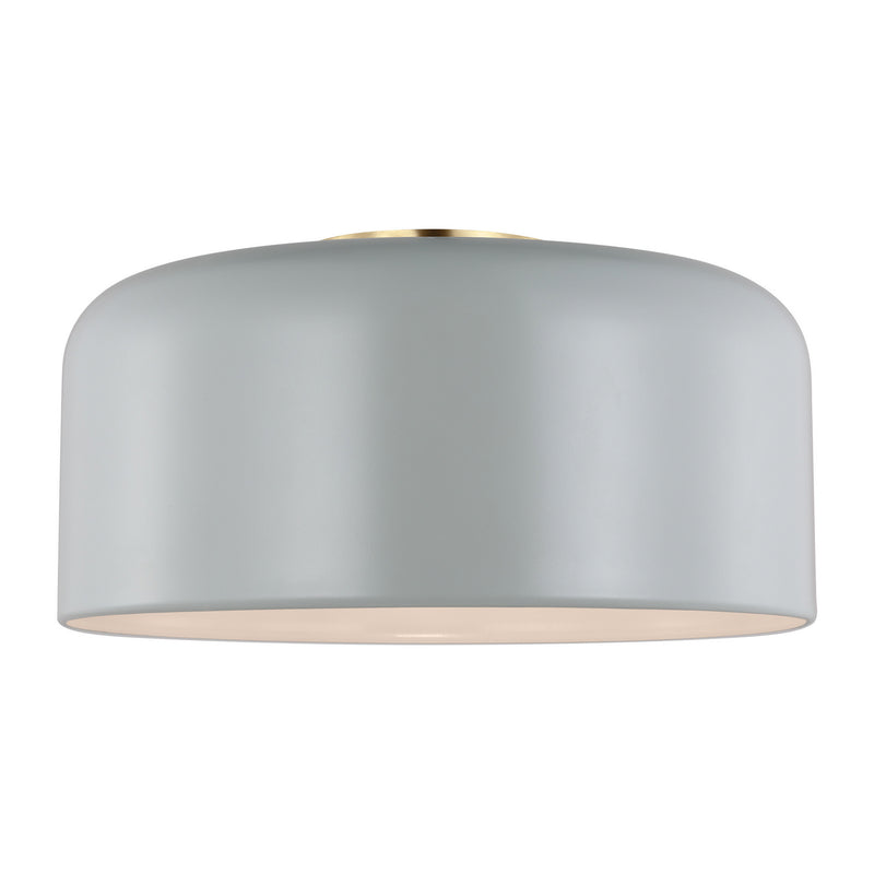 Visual Comfort Studio 7605401-118 One Light Flush Mount, Matte Grey