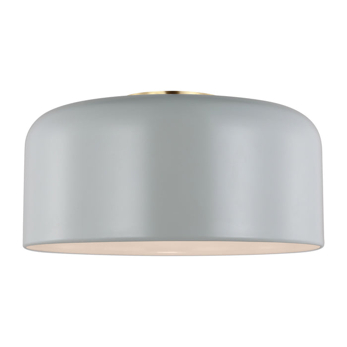 Visual Comfort Studio 7605401-118 One Light Flush Mount, Matte Grey