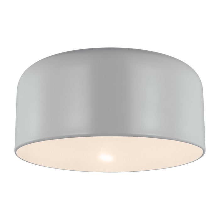 Visual Comfort Studio 7605401-118 One Light Flush Mount, Matte Grey