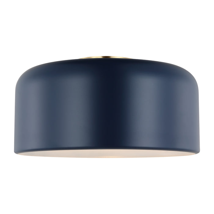Visual Comfort Studio 7605401-127 One Light Flush Mount, Navy