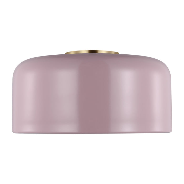 Visual Comfort Studio 7605401-136 One Light Flush Mount, Rose