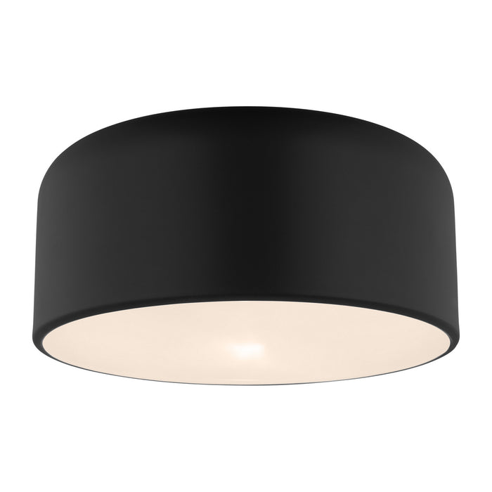 Visual Comfort Studio 7605401EN3-112 LED Flush Mount, Midnight Black