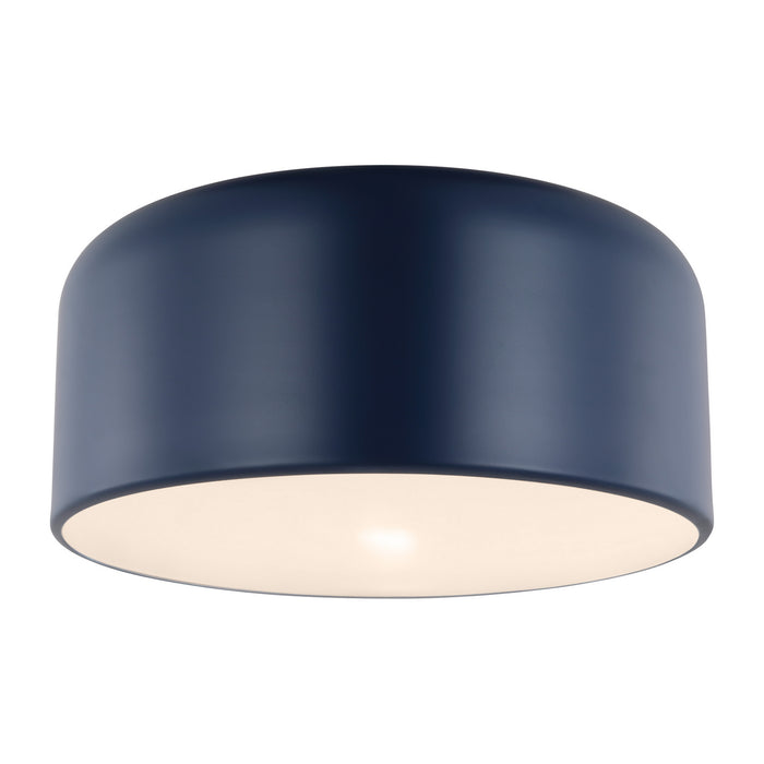 Visual Comfort Studio 7605401EN3-127 LED Flush Mount, Navy