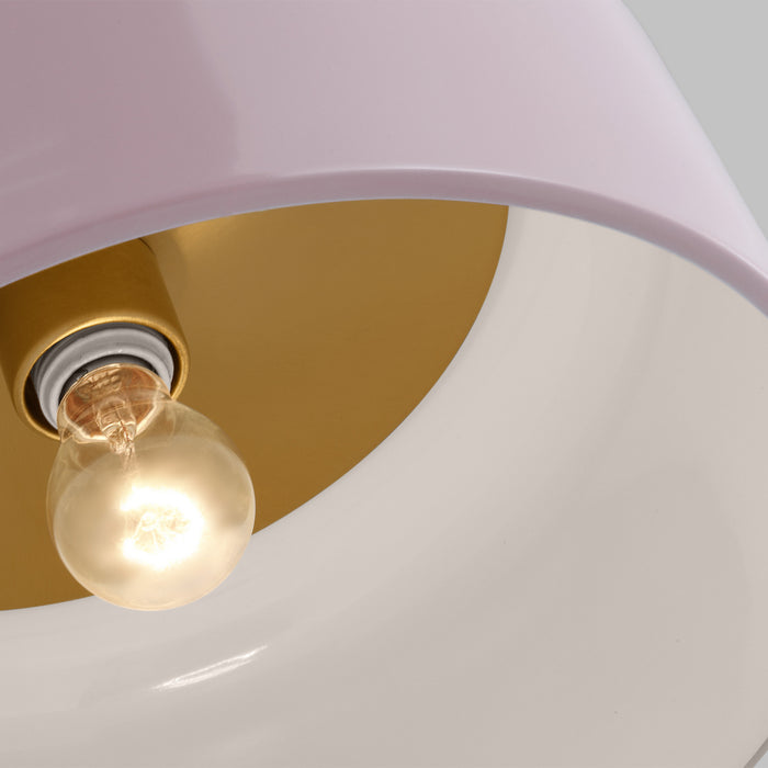 Visual Comfort Studio 7605401EN3-136 LED Flush Mount, Rose