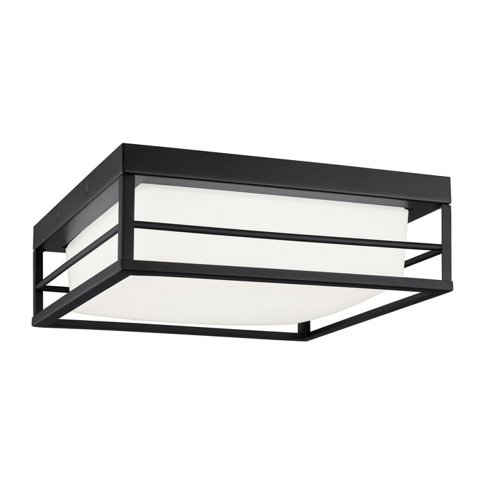 Visual Comfort Studio 7629693S-112 LED Flush Mount, Midnight Black