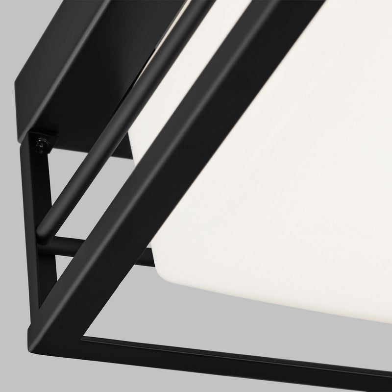 Visual Comfort Studio 7629693S-112 LED Flush Mount, Midnight Black