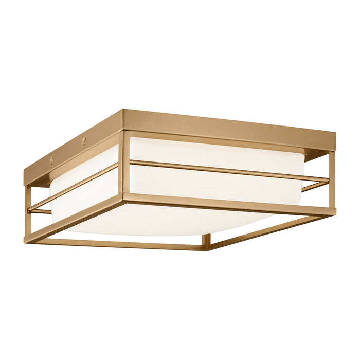 Visual Comfort Studio 7629693S-848 LED Flush Mount, Satin Brass
