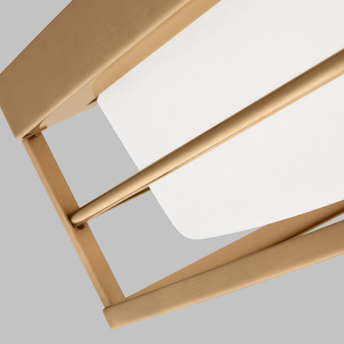 Visual Comfort Studio 7629693S-848 LED Flush Mount, Satin Brass