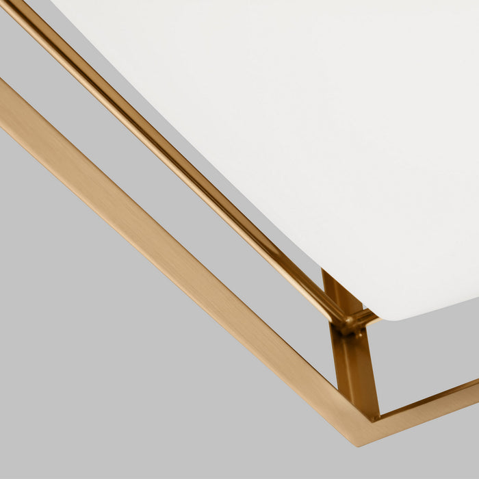 Visual Comfort Studio 7629693S-848 LED Flush Mount, Satin Brass