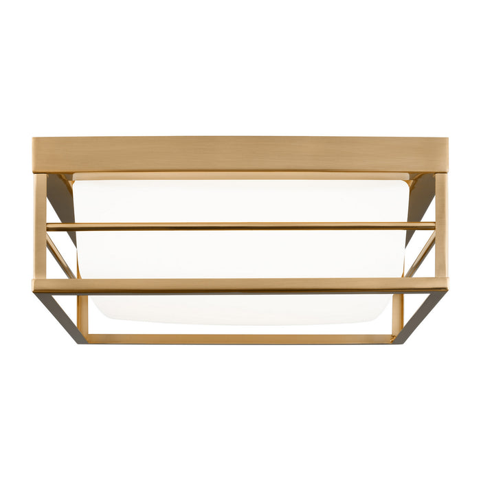 Visual Comfort Studio 7629693S-848 LED Flush Mount, Satin Brass