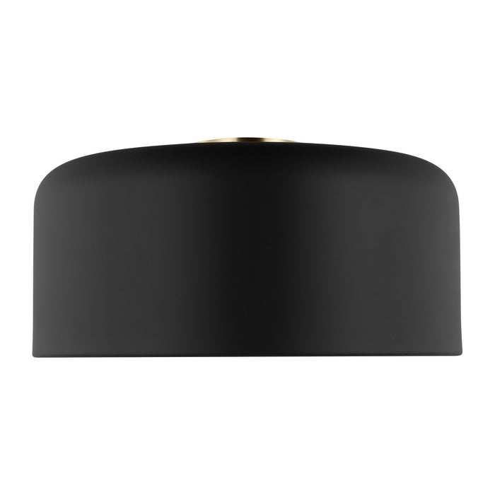 Visual Comfort Studio 7705401-112 One Light Flush Mount, Midnight Black
