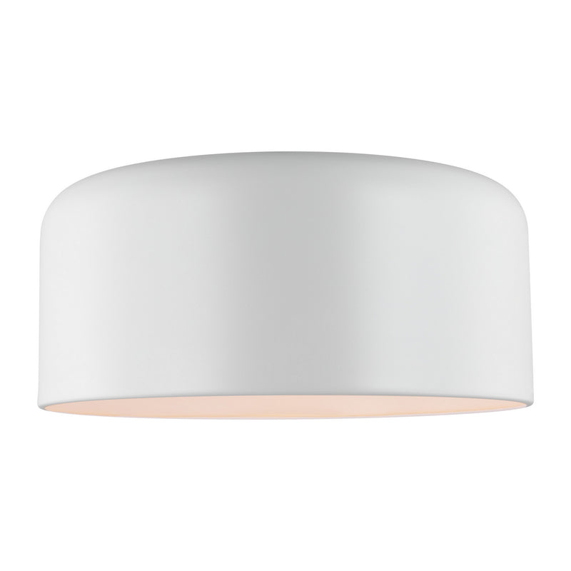 Visual Comfort Studio 7705401-115 One Light Flush Mount, Matte White